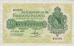 Falkland Islands, 10 Pound, P-0011c
