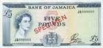 Jamaica, 5 Pound, P-0052as
