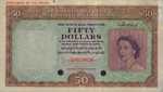 Malaya and British Borneo, 50 Dollar, P-0004ct