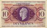 Guadeloupe, 10 Franc, P-0027a