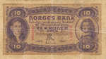 Norway, 10 Krona, P-0008a