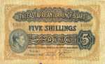 East Africa, 5 Shilling, P-0028b v2,B217g