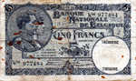 Belgium, 5 Franc, P-0097a