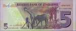 Zimbabwe, 5 Dollar, P-0100