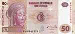 Congo Democratic Republic, 50 Franc, P-0097a,B319a