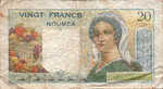 New Caledonia, 20 Franc, P-0050b