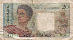 New Caledonia, 20 Franc, P-0050b