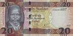 Sudan, South, 20 Pound, P-0013New,B113c