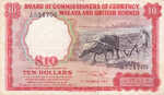 Malaya and British Borneo, 10 Dollar, P-0009a