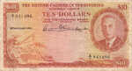 British Caribbean Territories, 10 Dollar, P-0004