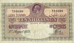Cyprus, 10 Shilling, P-0017a,B117a