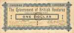 British Honduras, 1 Dollar, P-0001