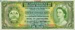 British Honduras, 1 Dollar, P-0028abs
