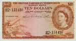 British Caribbean Territories, 10 Dollar, P-0010a,B-110c