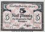 Germany, 5 Pfennig, N23.1b