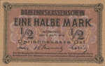 Germany, 1/2 Mark, R-0127