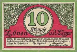 Germany, 10 Pfennig, 841.1