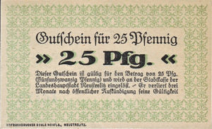 Germany, 25 Pfennig, N39.2a