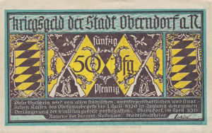 Germany, 50 Pfennig, O7.1b