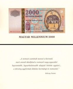 Hungary, 2,000 Forint, P186New