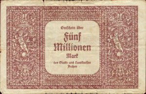 Germany, 5,000,000 Mark, 1b