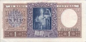 Argentina, 1 Peso, P263a