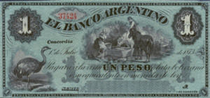 Argentina, 1 Peso, S1525