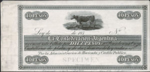 Argentina, 10 Peso, S163p