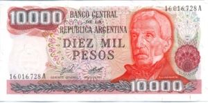 Argentina, 10,000 Peso, P306a