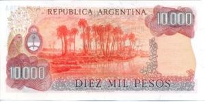 Argentina, 10,000 Peso, P306a