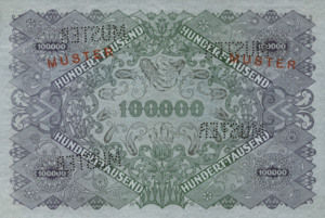 Austria, 100,000 Krone, P81s