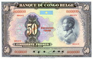 Belgian Congo, 50 Franc, P16fs