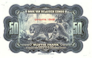 Belgian Congo, 50 Franc, P16fs