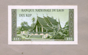 Laos, 10 Kip, 