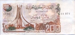 Algeria, 200 Dinar, P135a