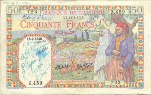 Algeria, 50 Franc, P87