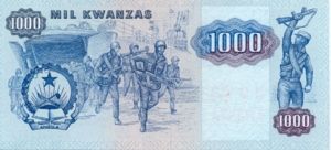 Angola, 1,000 Novo Kwanza, P124