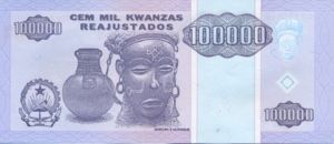 Angola, 100,000 Kwanza Reajustado, P139