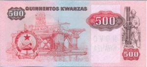 Angola, 500 Novo Kwanza, P123