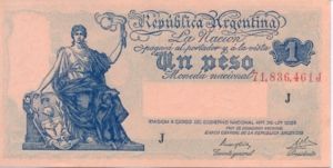 Argentina, 1 Peso, P251d