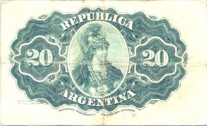 Argentina, 20 Centavo, P229