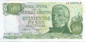 Argentina, 500 Peso, P298c