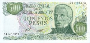 Argentina, 500 Peso, P303a