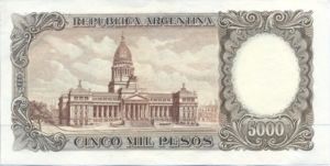 Argentina, 5,000 Peso, P280b