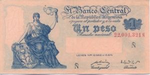 Argentina, 1 Peso, P262