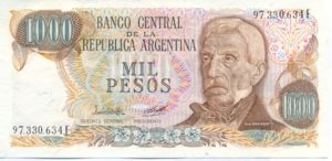 Argentina, 1,000 Peso, P304c