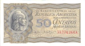 Argentina, 50 Centavo, P259b