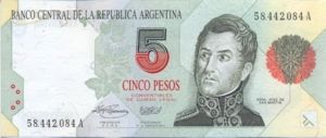 Argentina, 5 Peso, P341b