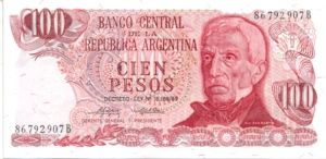 Argentina, 100 Peso, P297