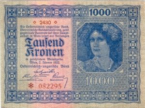 Austria, 1,000 Krone, P78